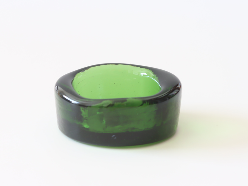 Boda（ボダ） 猫モチーフ アッシュトレイ グリーン 2489 / Erik Höglund ｜ 北欧ヴィンテージ スウェーデン