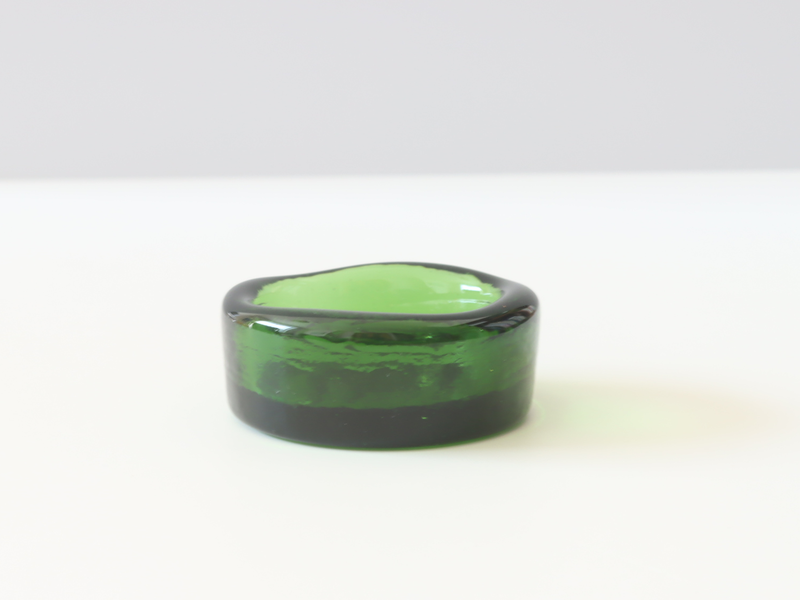 Boda（ボダ） 猫モチーフ アッシュトレイ グリーン 2489 / Erik Höglund ｜ 北欧ヴィンテージ スウェーデン