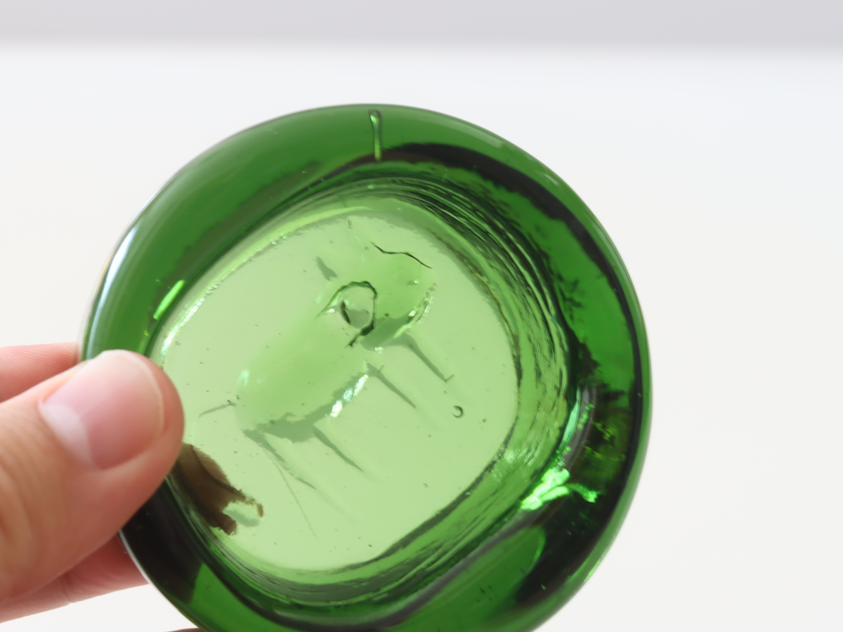 Boda（ボダ） 猫モチーフ アッシュトレイ グリーン 2489 / Erik Höglund ｜ 北欧ヴィンテージ スウェーデン