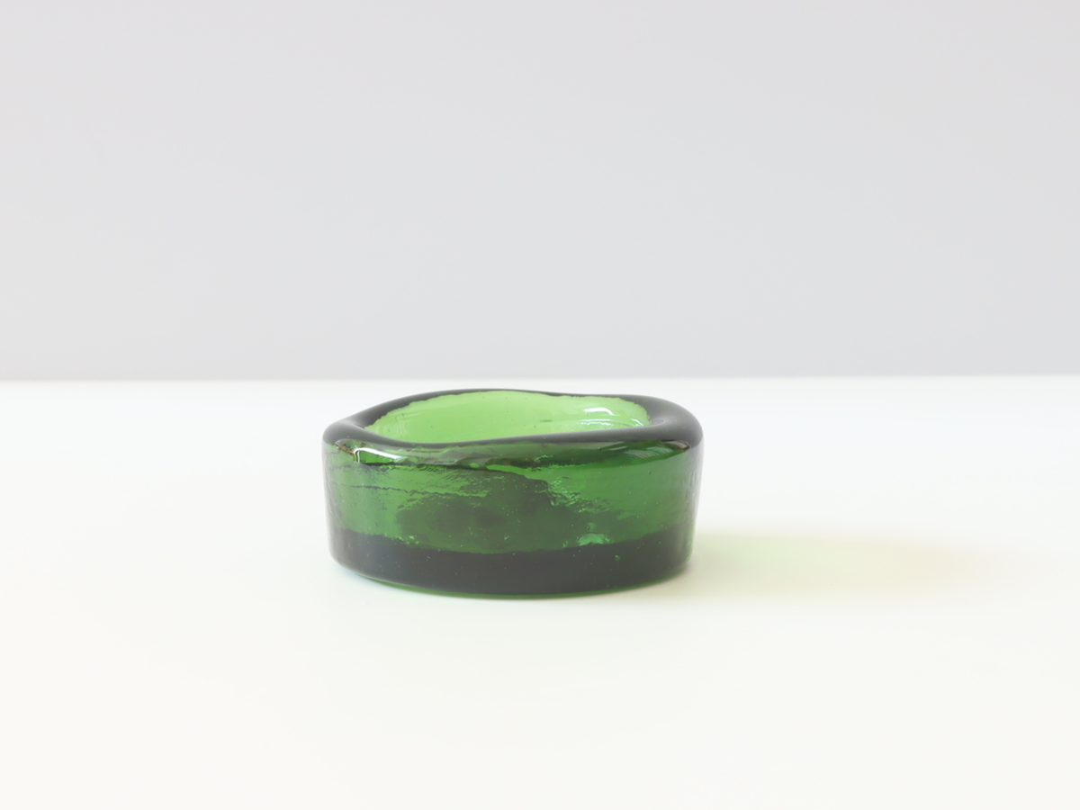 Boda（ボダ） 猫モチーフ アッシュトレイ グリーン 2489 / Erik Höglund ｜ 北欧ヴィンテージ スウェーデン