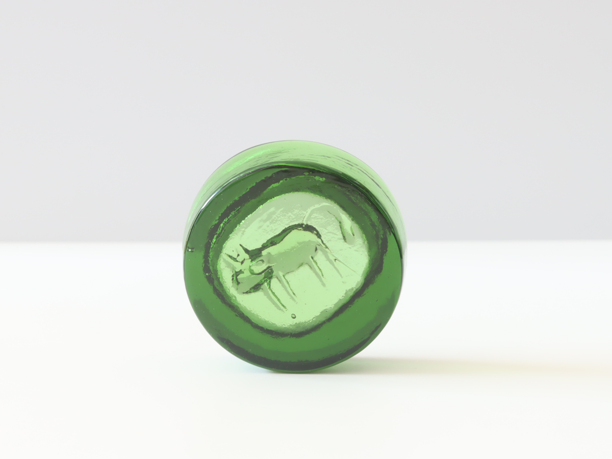 Boda（ボダ） 猫モチーフ アッシュトレイ グリーン 2489 / Erik Höglund ｜ 北欧ヴィンテージ スウェーデン