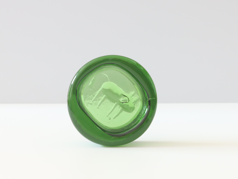 Boda（ボダ） 猫モチーフ アッシュトレイ グリーン 2489 / Erik Höglund ｜ 北欧ヴィンテージ スウェーデン