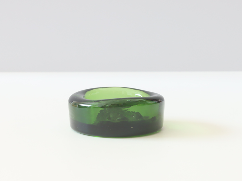 Boda（ボダ） 女性モチーフ アッシュトレイ グリーン 2488 / Erik Höglund ｜ 北欧ヴィンテージ スウェーデン