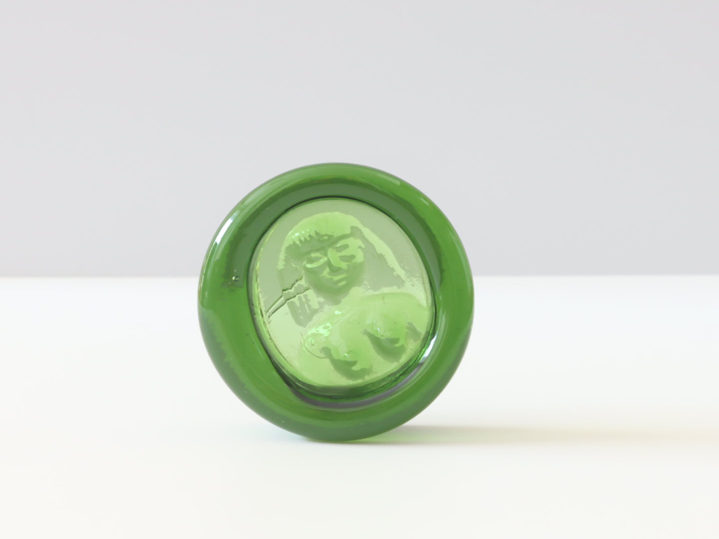 Boda（ボダ） 女性モチーフ アッシュトレイ グリーン 2488 / Erik Höglund ｜ 北欧ヴィンテージ スウェーデン