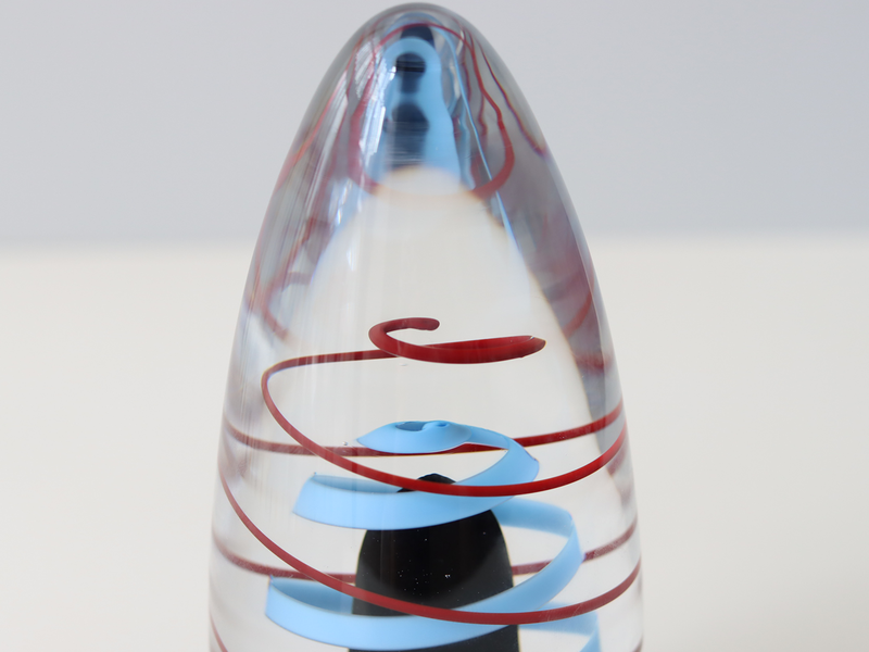 Strömbergshyttan（ストロンベリヒュッタン） アートガラスオブジェ 1991年 No.172/400 / Erik Höglund ｜ 北欧ヴィンテージ スウェーデン