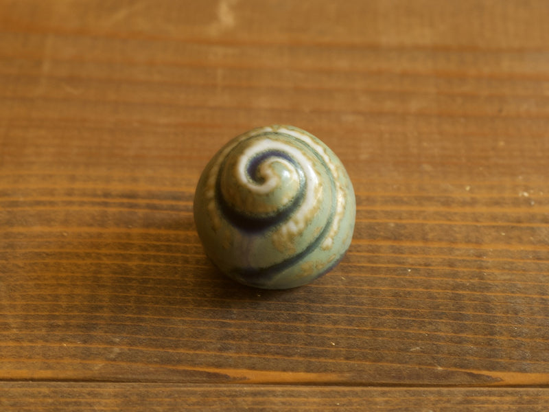 Höganäs Keramik Shell Object Blue S / John Andersson｜SWEDEN