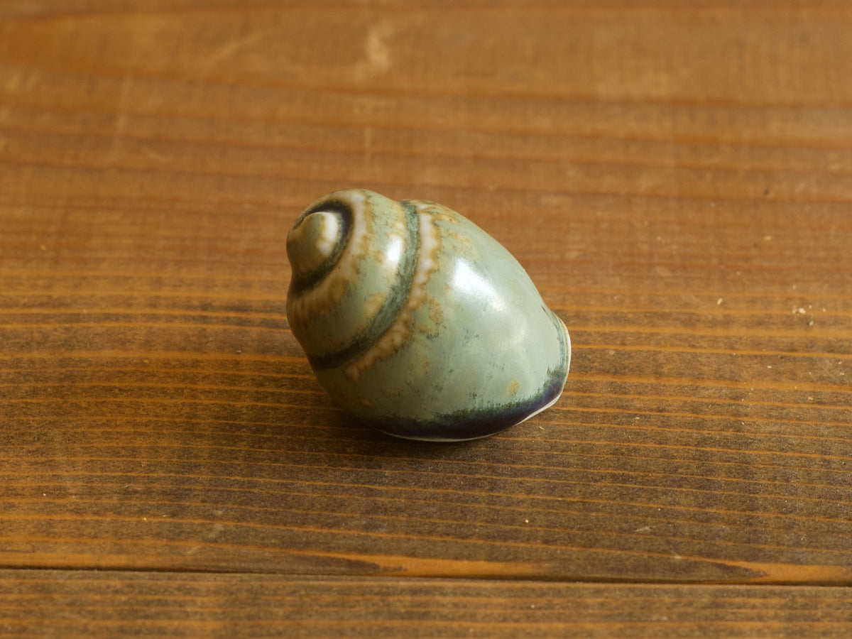 Höganäs Keramik Shell Object Blue S / John Andersson｜SWEDEN