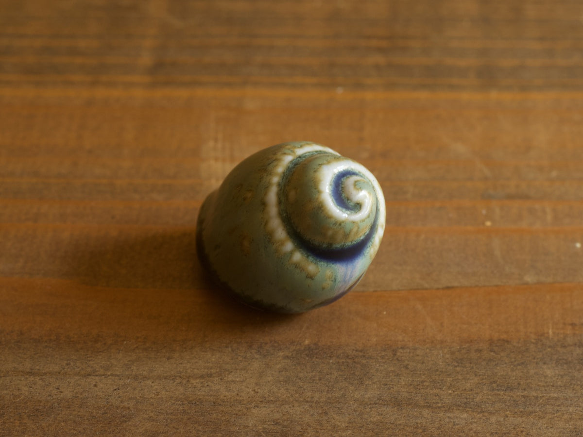 Höganäs Keramik Shell Object Blue S / John Andersson｜SWEDEN