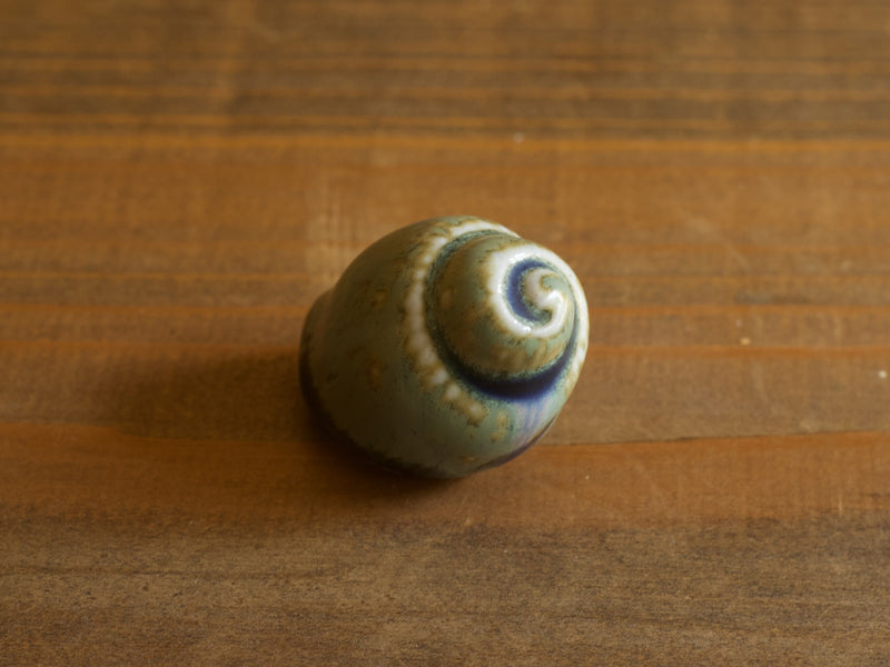 Höganäs Keramik Shell Object Blue S / John Andersson｜SWEDEN