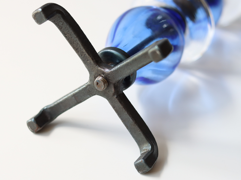 Boda（ボダ） キャンドルスタンド 2連 ブルー / Erik Höglund ｜ 北欧ヴィンテージ スウェーデン