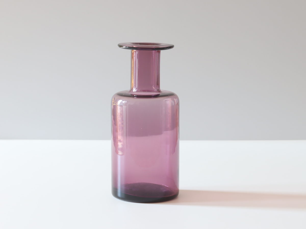 Holmegaard （ホルムガード） Gulvvase ヴァイオレット / Otto Brauer │ 北欧ヴィンテージ デンマーク