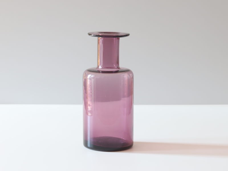 Holmegaard （ホルムガード） Gulvvase ヴァイオレット / Otto Brauer │ 北欧ヴィンテージ デンマーク