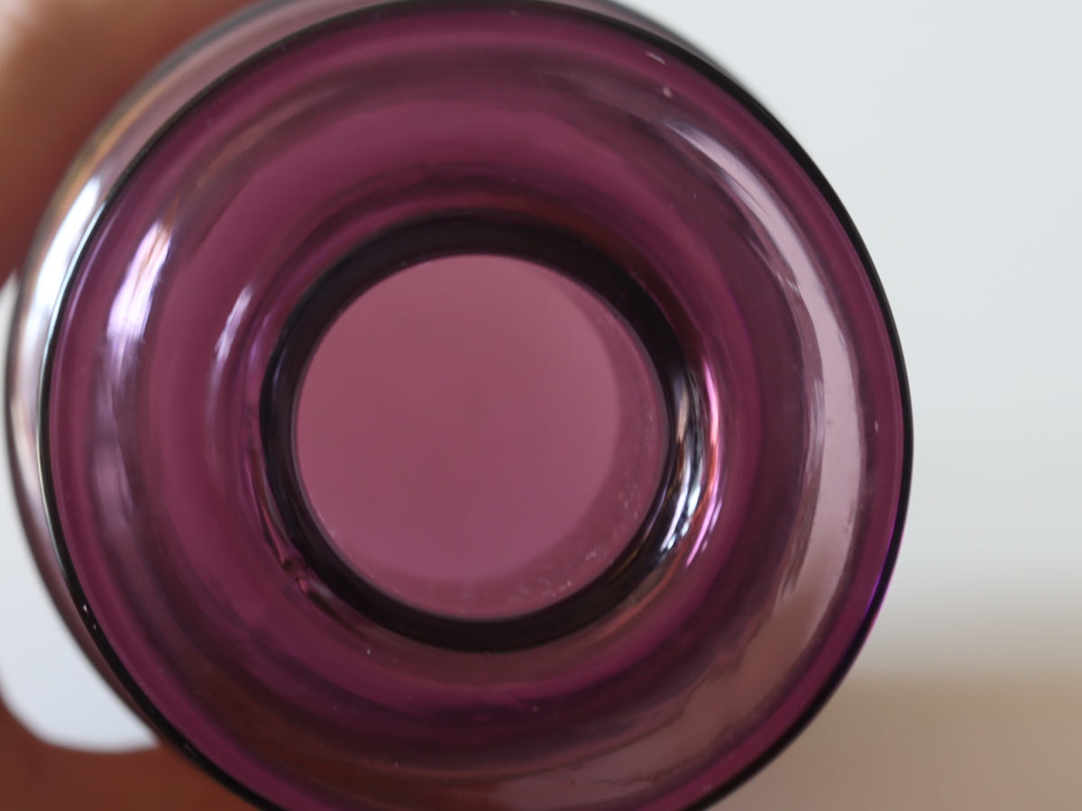 Holmegaard （ホルムガード） Gulvvase ヴァイオレット / Otto Brauer │ 北欧ヴィンテージ デンマーク