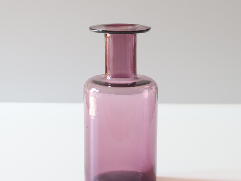 Holmegaard （ホルムガード） Gulvvase ヴァイオレット / Otto Brauer │ 北欧ヴィンテージ デンマーク