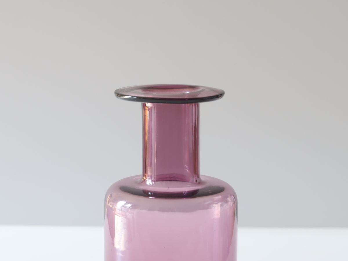 Holmegaard （ホルムガード） Gulvvase ヴァイオレット / Otto Brauer │ 北欧ヴィンテージ デンマーク