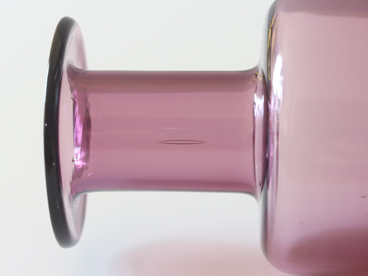 Holmegaard （ホルムガード） Gulvvase ヴァイオレット / Otto Brauer │ 北欧ヴィンテージ デンマーク