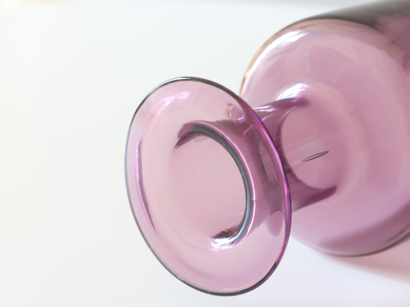 Holmegaard （ホルムガード） Gulvvase ヴァイオレット / Otto Brauer │ 北欧ヴィンテージ デンマーク