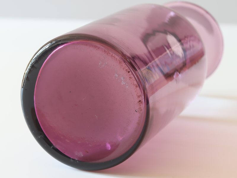 Holmegaard （ホルムガード） Gulvvase ヴァイオレット / Otto Brauer │ 北欧ヴィンテージ デンマーク