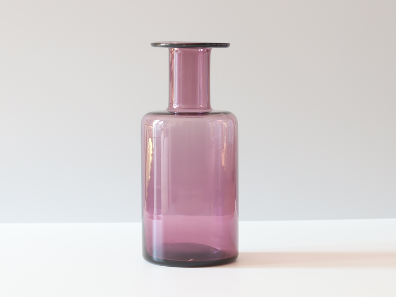 Holmegaard （ホルムガード） Gulvvase ヴァイオレット / Otto Brauer │ 北欧ヴィンテージ デンマーク