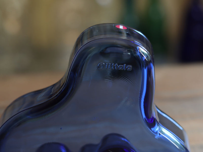 iittala（イッタラ） Aalto ディッシュ ウルトラマリンブルー M / Alvar Aalto ｜ 北欧ヴィンテージ フィンランド