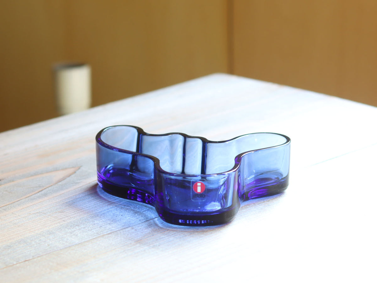 iittala（イッタラ） Aalto ディッシュ ウルトラマリンブルー M / Alvar Aalto ｜ 北欧ヴィンテージ フィンランド