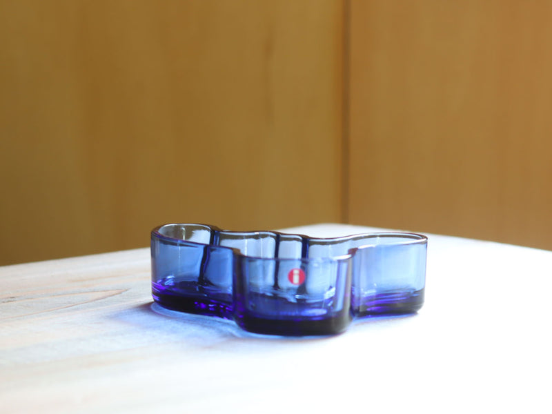 iittala（イッタラ） Aalto ディッシュ ウルトラマリンブルー M / Alvar Aalto ｜ 北欧ヴィンテージ フィンランド