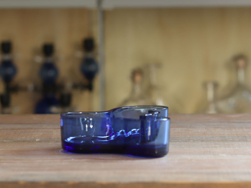 iittala（イッタラ） Aalto ディッシュ ウルトラマリンブルー M / Alvar Aalto ｜ 北欧ヴィンテージ フィンランド