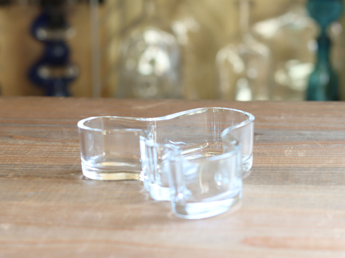 iittala（イッタラ） Aalto ディッシュ クリア M / Alvar Aalto ｜ 北欧ヴィンテージ フィンランド