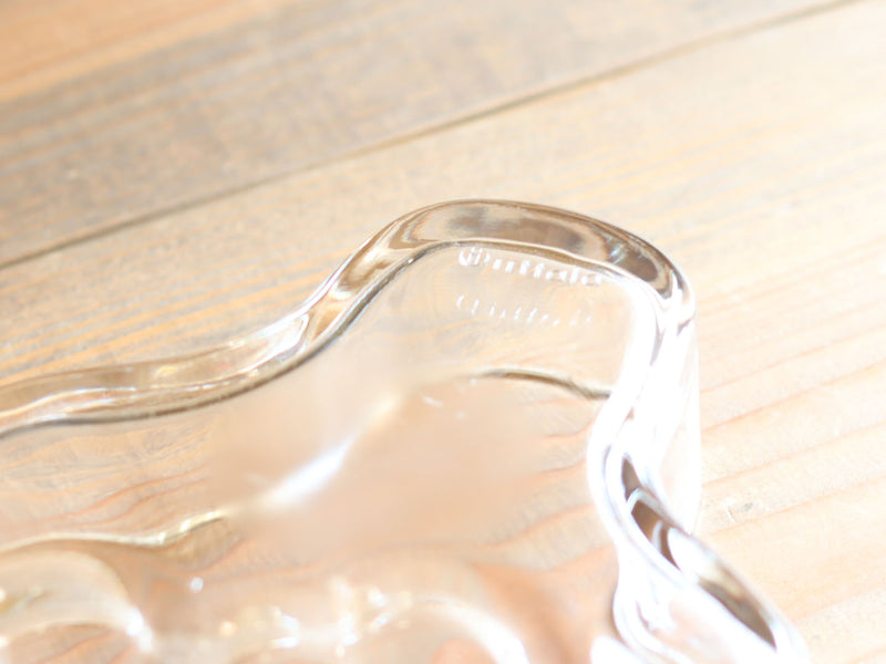 iittala（イッタラ） Aalto ディッシュ クリア M / Alvar Aalto ｜ 北欧ヴィンテージ フィンランド