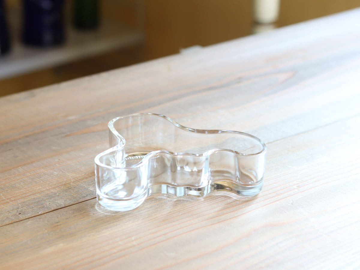 iittala（イッタラ） Aalto ディッシュ クリア M / Alvar Aalto ｜ 北欧ヴィンテージ フィンランド