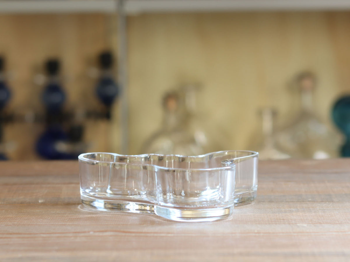 iittala（イッタラ） Aalto ディッシュ クリア M / Alvar Aalto ｜ 北欧ヴィンテージ フィンランド