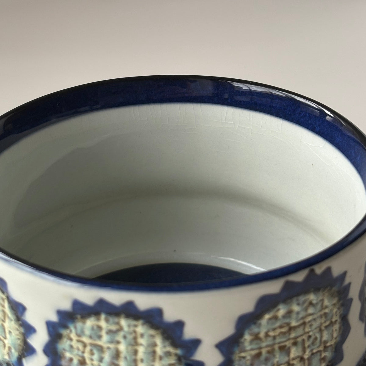 Royal copenhagen （ロイヤルコペンハーゲン） Tenera （テネラ）bowl sunflower MJ │ 北欧ヴィンテージ デンマーク 食器 ボウル 陶磁器