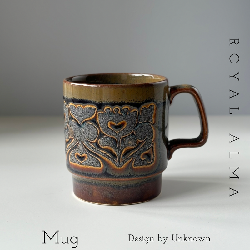 Royal alma（ロイヤル・アルマ） mug cup │ イギリス ヴィンテージ マグカップ 陶磁器