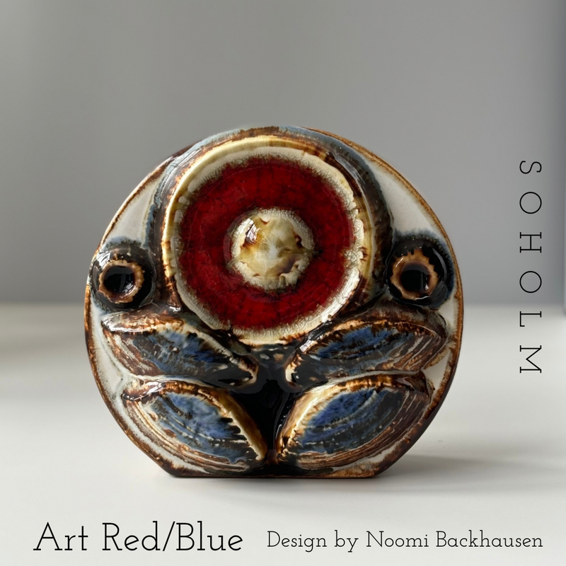 Soholm （スーホルム）  flower relief │ 北欧ヴィンテージ デンマーク オブジェ アート 陶磁器