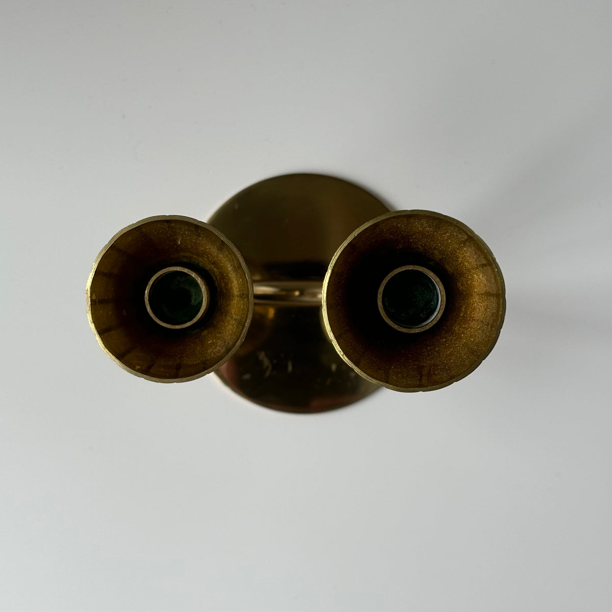 【北欧 スウェーデン ヴィンテージ】Ystad metall （イースタッド・メタル） candle stand tulip brass
