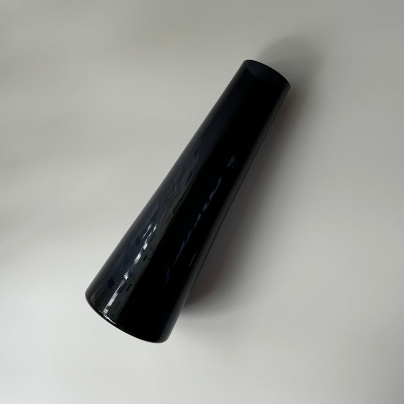 Nuutajarvi（ヌータヤルヴィ） Saara Hopea（サーラ・ホペア）SH105 flower vase blue-gray │ 北欧 フィンランド ヴィンテージ 花瓶 ブルーグレー ガラス