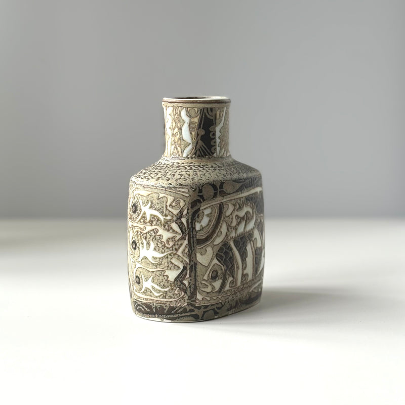 Royal copenhagen （ロイヤルコペンハーゲン） Baca （バッカ）vase fish small │ 北欧ヴィンテージ デンマーク 花瓶 陶磁器