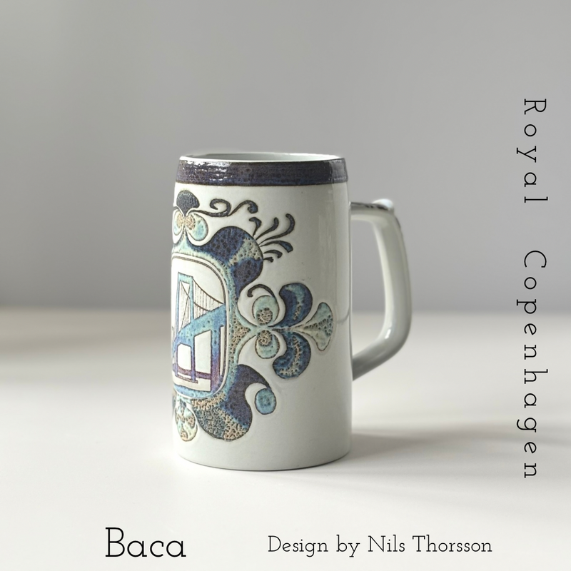 Royal copenhagen （ロイヤルコペンハーゲン） Beer mug 1970 │ 北欧ヴィンテージ デンマーク 食器 イヤーマグ 陶磁器