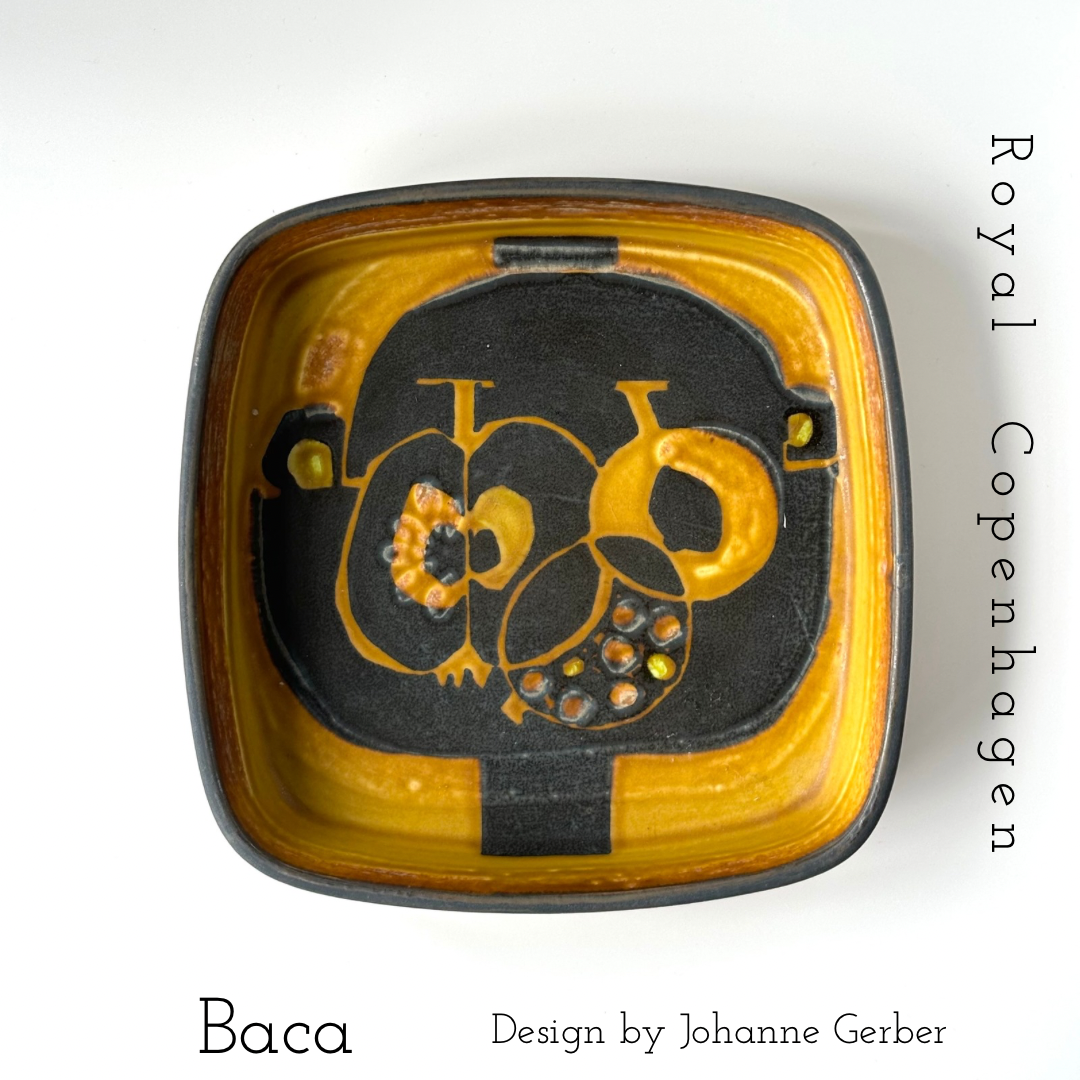 Royal copenhagen （ロイヤルコペンハーゲン） Baca （バッカ） plate apple 2883 JG │ 北欧ヴィンテージ デンマーク 食器 陶磁器