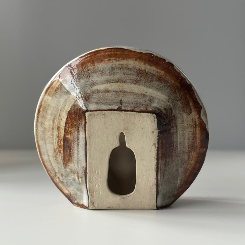 Soholm （スーホルム）  flower relief │ 北欧ヴィンテージ デンマーク オブジェ アート 陶磁器