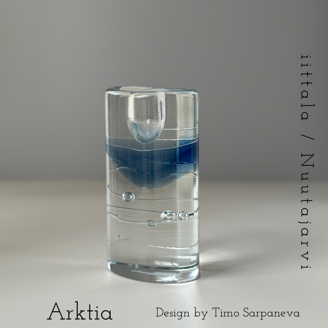 【北欧 フィンランド ヴィンテージ】iittala（イッタラ） Arktia（アークティア） candle holder