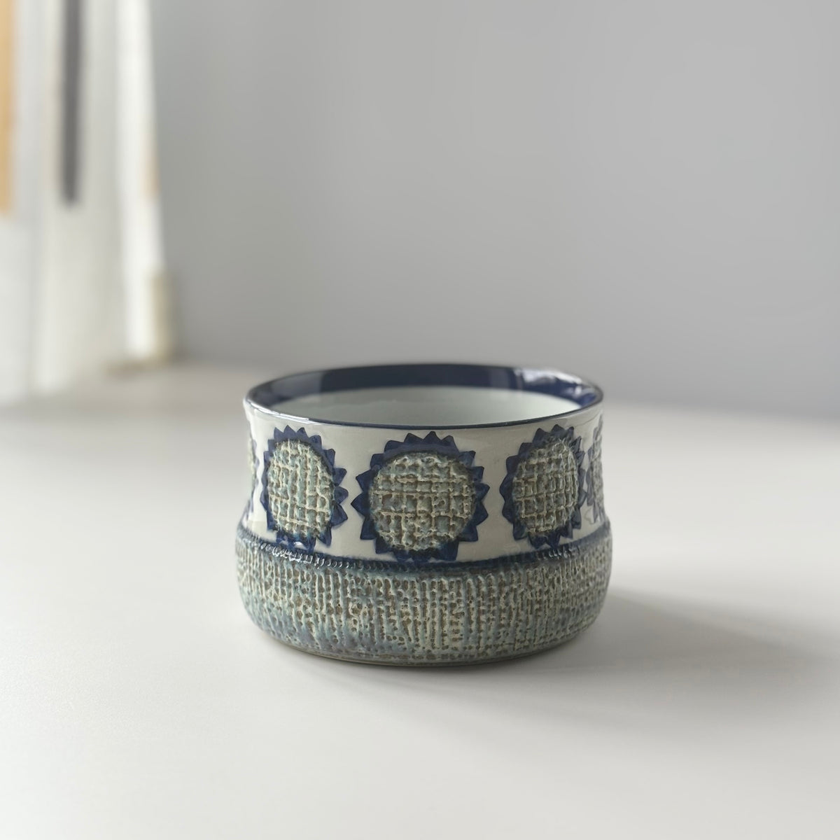 Royal copenhagen （ロイヤルコペンハーゲン） Tenera （テネラ）bowl sunflower MJ │ 北欧ヴィンテージ デンマーク 食器 ボウル 陶磁器