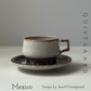 【北欧 デンマーク ヴィンテージ】Quistgaard （クイストゴー） Mexico （メキシコ） tea cup saucer