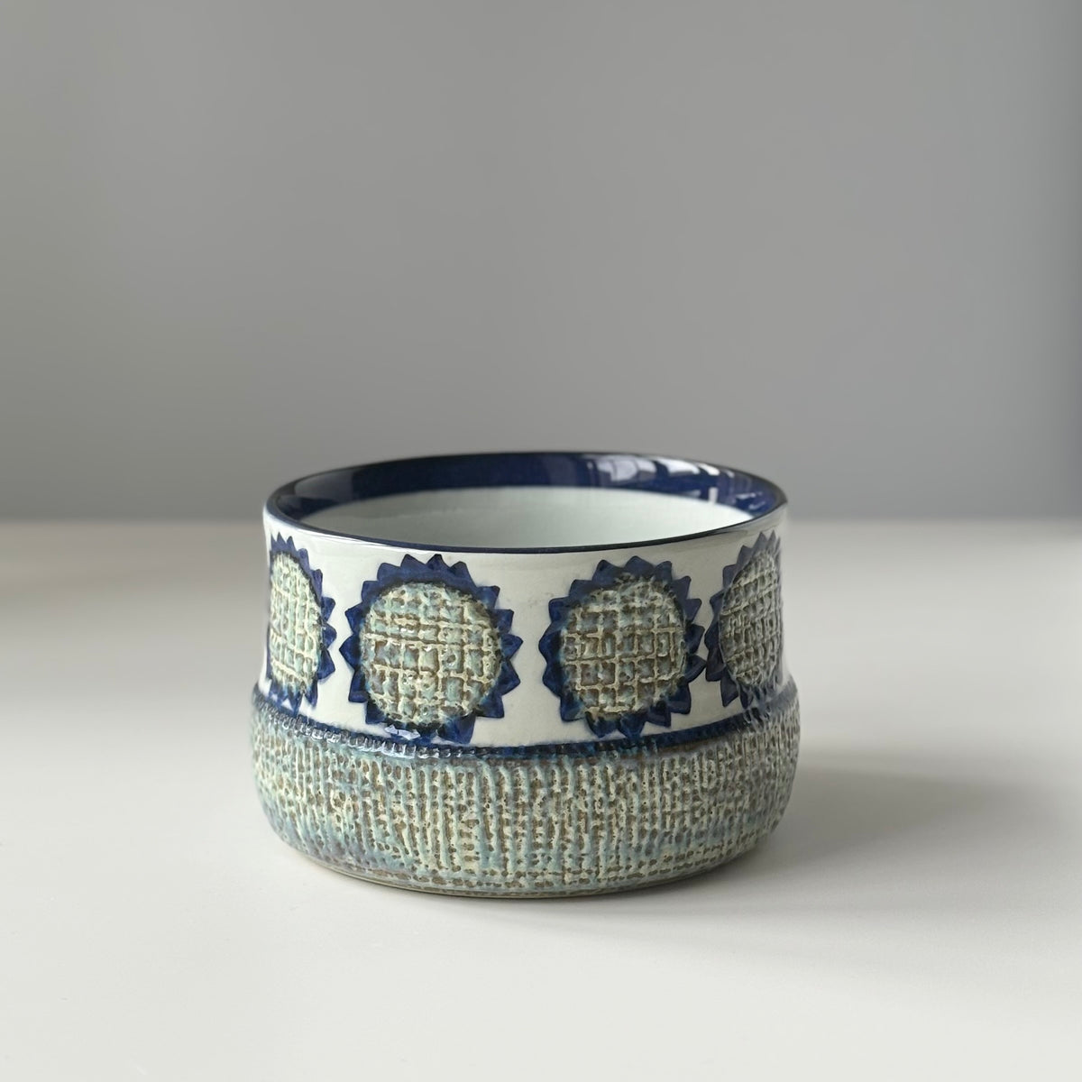 Royal copenhagen （ロイヤルコペンハーゲン） Tenera （テネラ）bowl sunflower MJ │ 北欧ヴィンテージ デンマーク 食器 ボウル 陶磁器