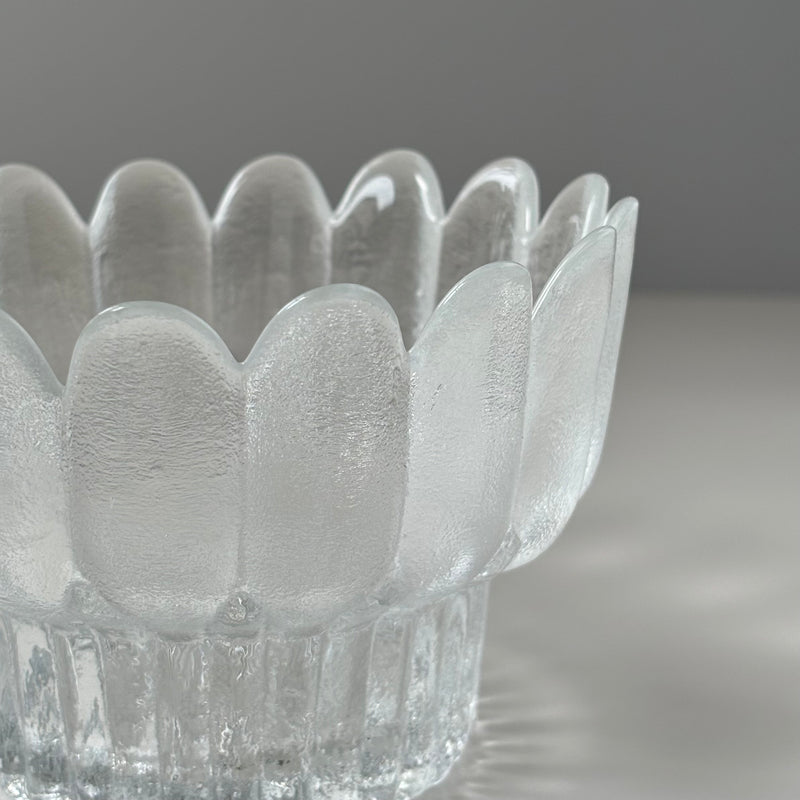 Bergdala （ベルグダラ） flower candle holder │ 北欧 スウェーデン ヴィンテージ キャンドルホルダー ガラス