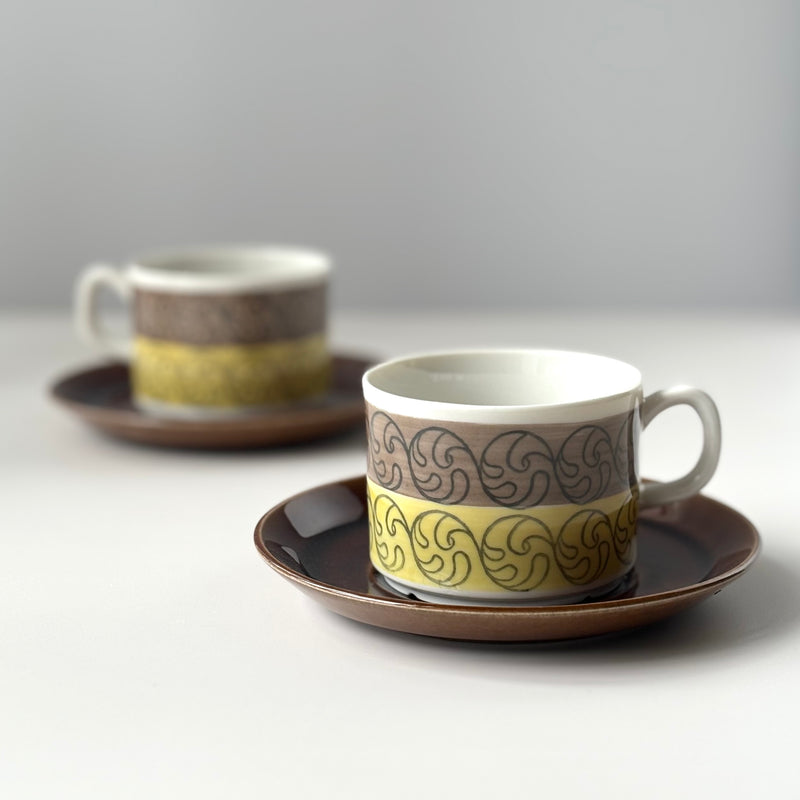 Gefle （ゲフレ） EK（エーク） coffee cup saucer │ 北欧 スウェーデン ヴィンテージ コーヒーカップ 陶磁器