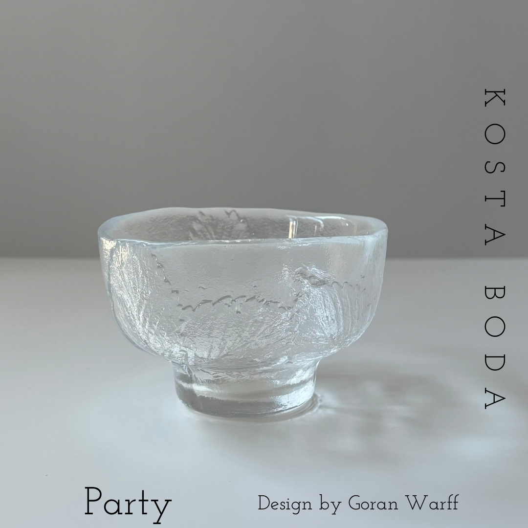 Kosta Boda （コスタ・ボダ） party（パーティ）bowl │ 北欧 スウェーデン ヴィンテージ ガラスボウル