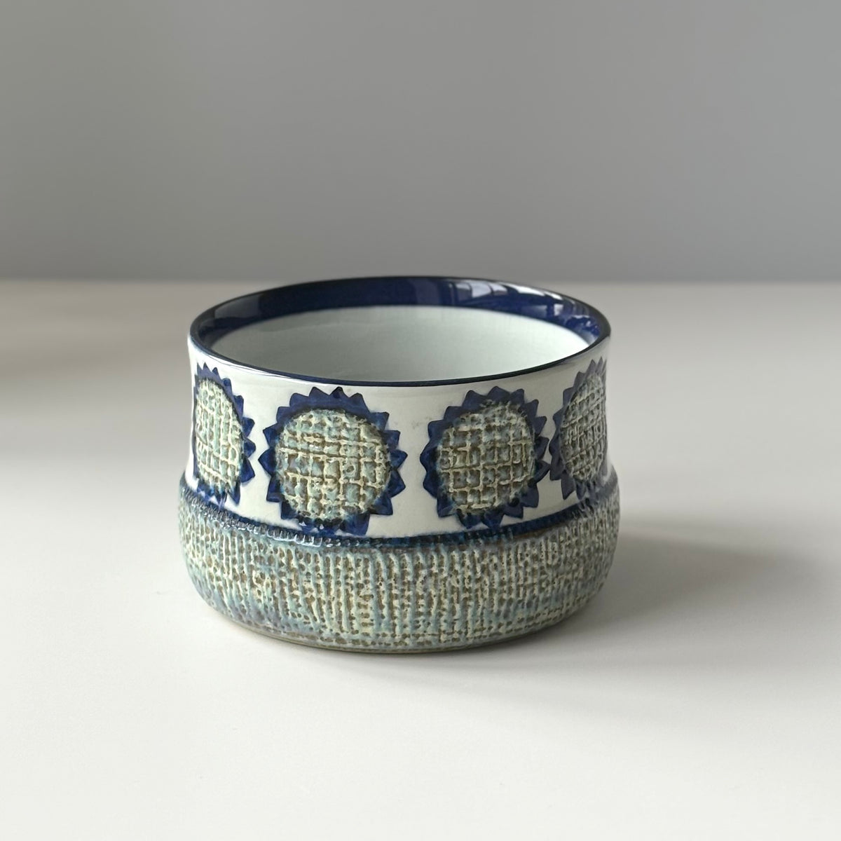 Royal copenhagen （ロイヤルコペンハーゲン） Tenera （テネラ）bowl sunflower MJ │ 北欧ヴィンテージ デンマーク 食器 ボウル 陶磁器