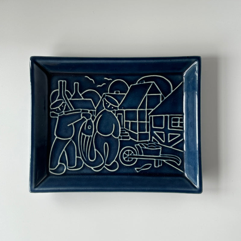 Michael Andersen&son（マイケル・アンダーセン）  square plate │ 北欧ヴィンテージ デンマーク 食器 プレート 陶磁器