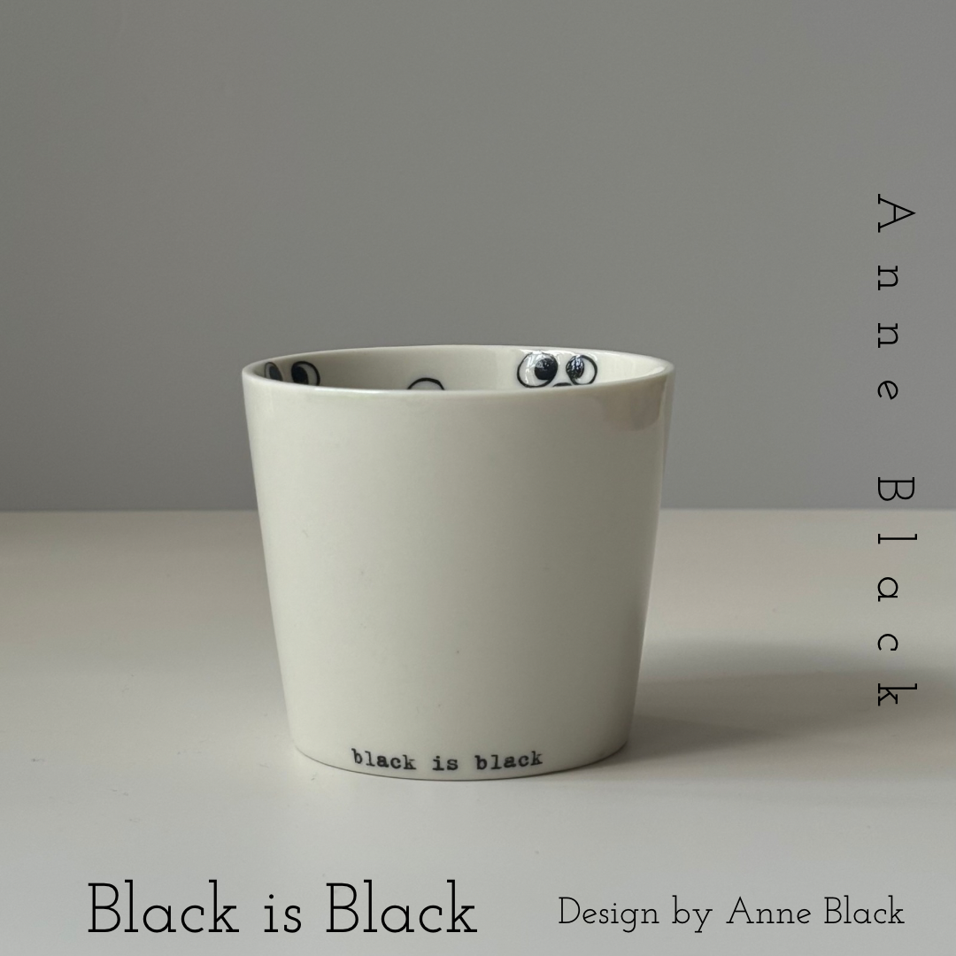 Anne Black （アンヌ・ブラック） black is black （ブラック・イズ・ブラック） cup │ 北欧ヴィンテージ デンマーク 食器 カップ 陶磁器